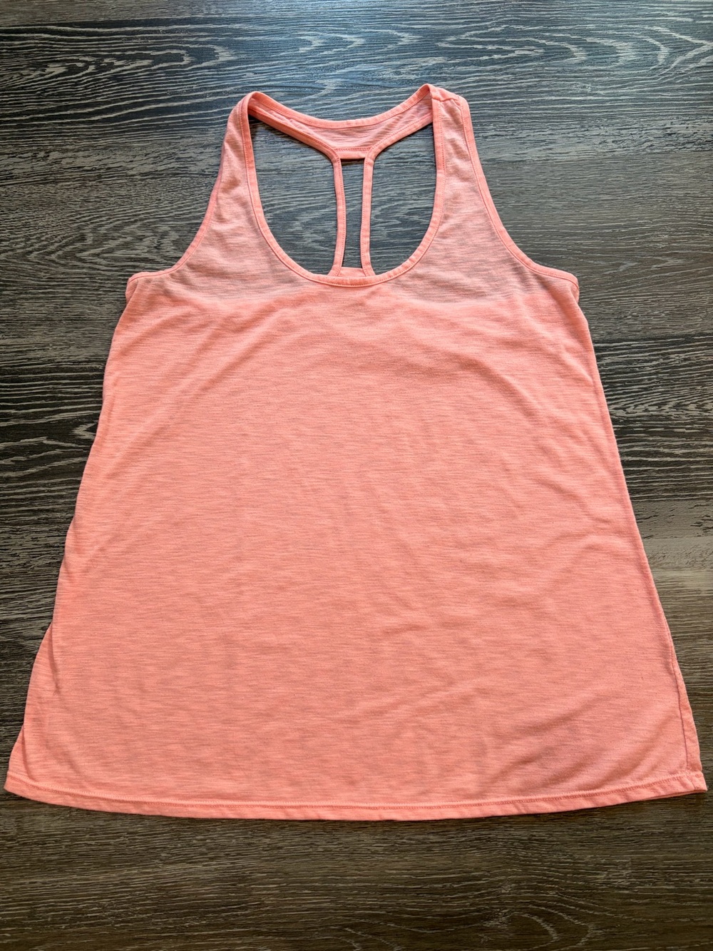 Lily Pulitzer brand coral colored racerback athletic top M